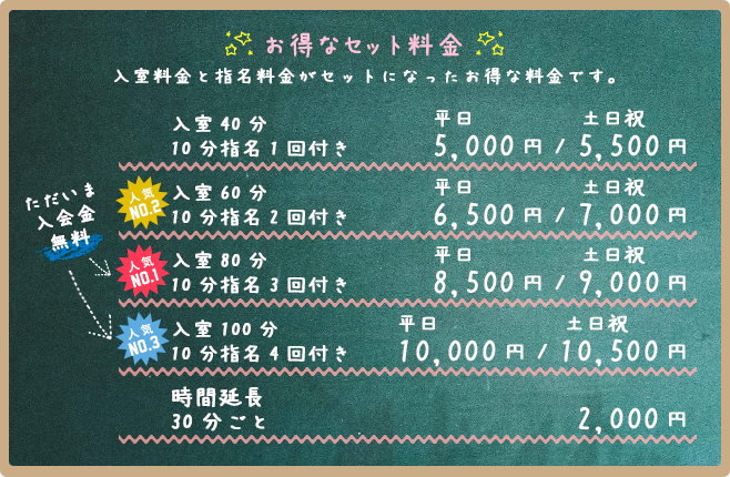 お得なセット料金